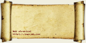 Angelina Damjanov vizit kartica